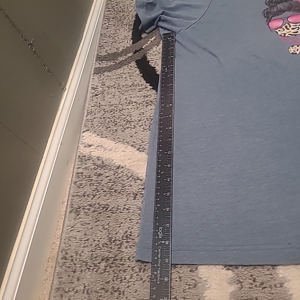Bella Canvas Blue Tee with 'Nurse Life' Graphic - Picture 4 of 9